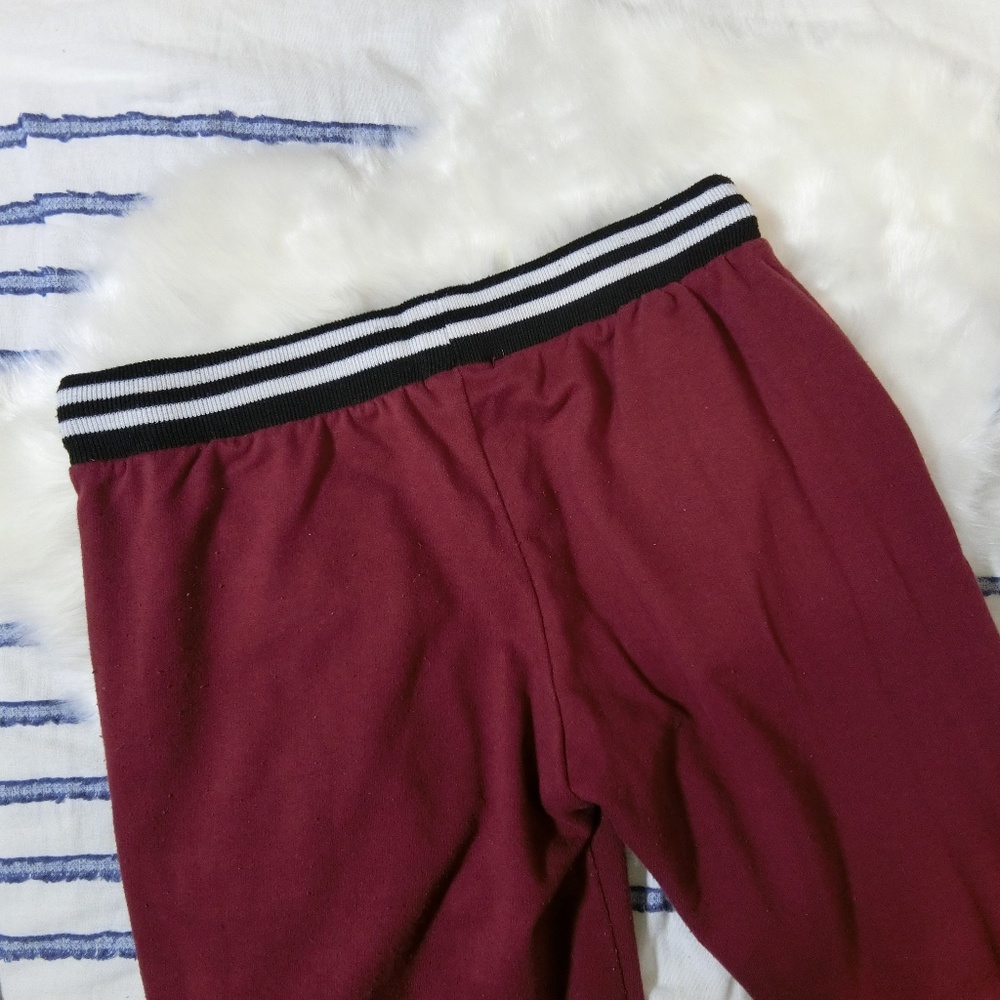 Maroon  Joggers - Picture 3 of 4